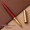 Retro Bamboo & Metal Pen: High-End Ballpoint, Fountain, Signature for Business or Graduation Gifts
