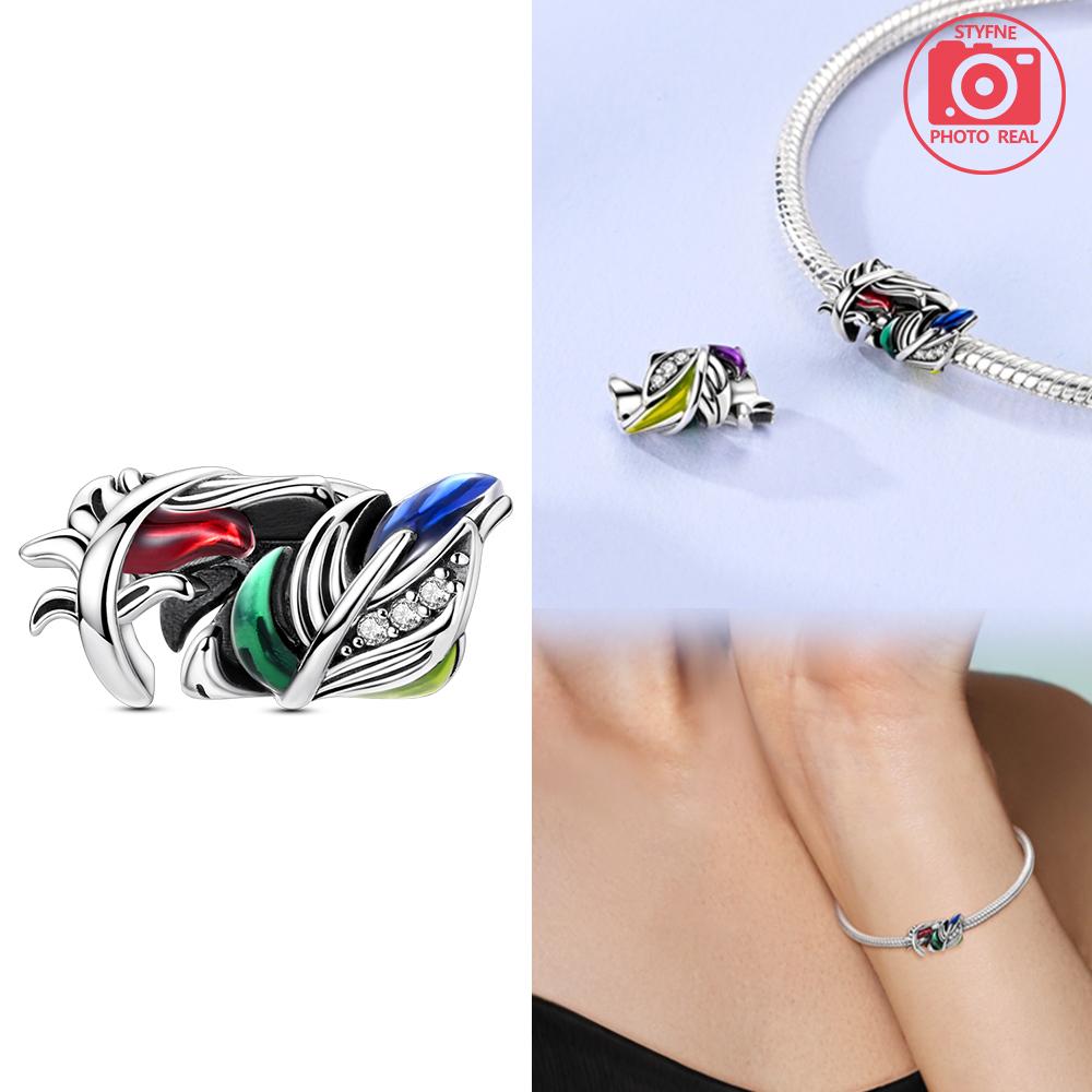 Charms Plata Copper Colors Cactus Succulent Pendant Fit Original Bracelet Diy Fine Jewelry Gift For Women