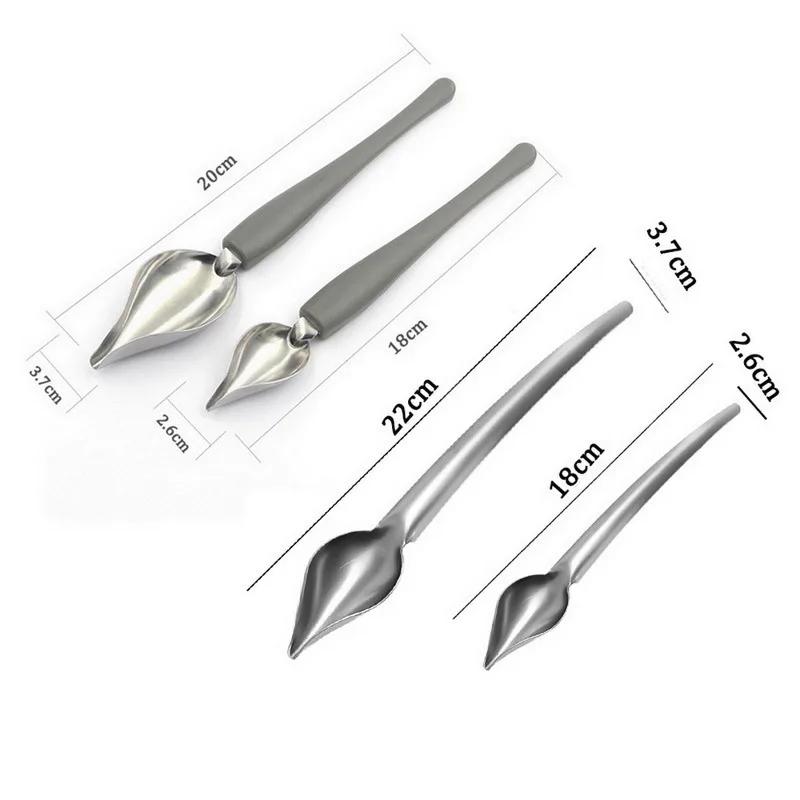 Chef Decoration Spoon Decorate Sushi Food Draw Tool Design Sauce Dressing Plate Dessert Bakeware Cake Gastronomy Coffee Spoon