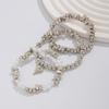 New Vintage Irregularity Unique Design CCB Bead Heart-Shaped Pendant Bracelet Sets for Woman Fashion Bracelet Jewelry Holiday