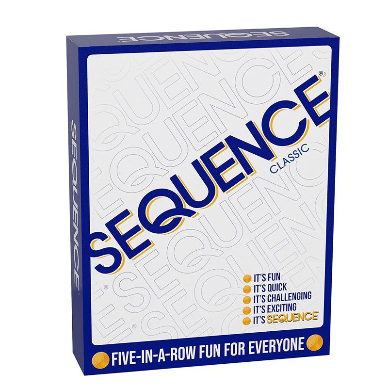 Sequence Maze: Tic-Tac-Toe Table Game - English Version for Parties & Leisure