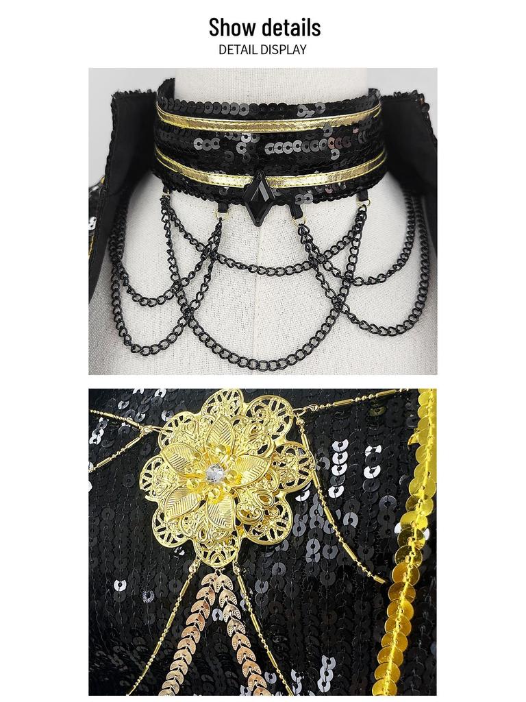 Kpop Demon Hunter Girl Group Cosplay Set - Rumi, Zoey, Mila White Stage Outfits