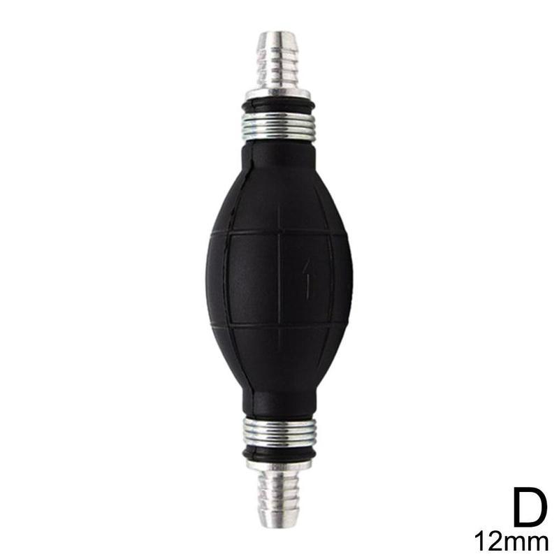 Hand Fuel Pump Line Rubber Primer Bulb For Car Boat Marine Outboard - 6mm/8mm/10mm/12mm Aluminum Transfer Pump