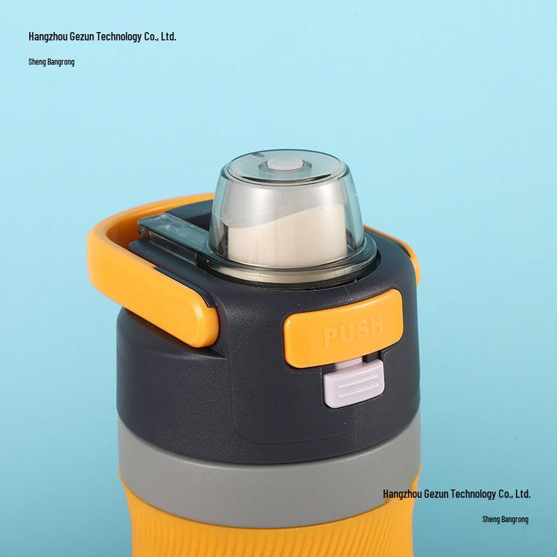 High-Capacity Portable Insulated Stainless Steel Travel Mug with Handle