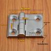 304 Stainless Steel Heavy Duty Industrial Flat Opening Thickened Mechanical Equipment Load-Bearing Hinge