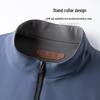 SHANSHAN Men's Business Casual Stand-Collar 3-Proof Jacket