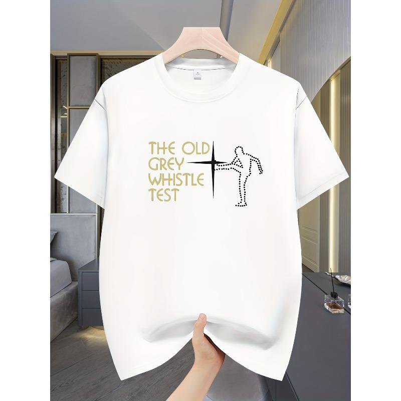 European sizes Summer New Men'S Fashion Casual Sports Outdoor Short-Sleeved Round Neck T-Shirt Trend Pattern Printing Shirt