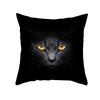 45X45CM Black Cat Pillowcases Polyester Home Cute Kitty Animal Lover Cushion Cover Funny  Decoration Pillow