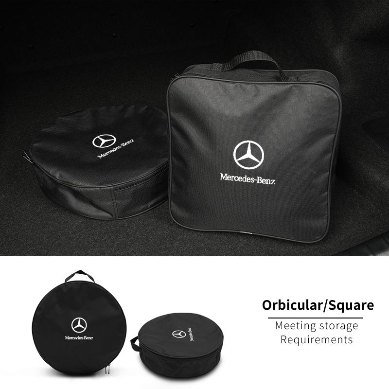 GLC GLB Car Charging Cable Storage Car Charger Plugs Storage Carry Bag Equipment Container For Mercedes Benz AMG A C E Class W2
