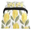 3D Corn Bedding Set 3pcs for Kids Boys Girls Watercolor Corn Pattern Printed Comforter Cover Botanical Polyester Duvet Cover Set