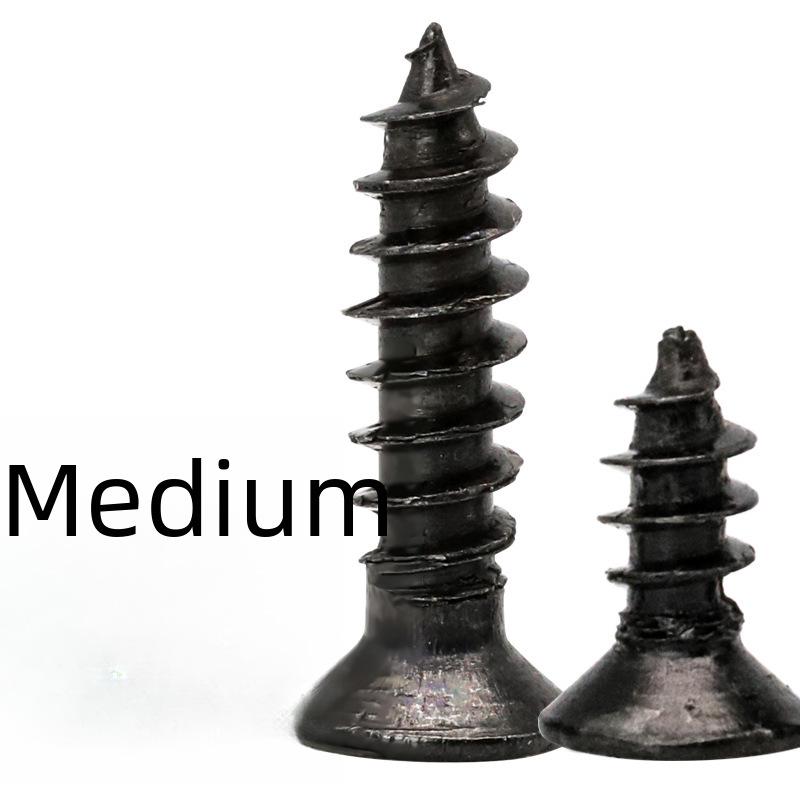 KA Black Cross Countersunk Flat Head Self-Tapping Screws M2-M6