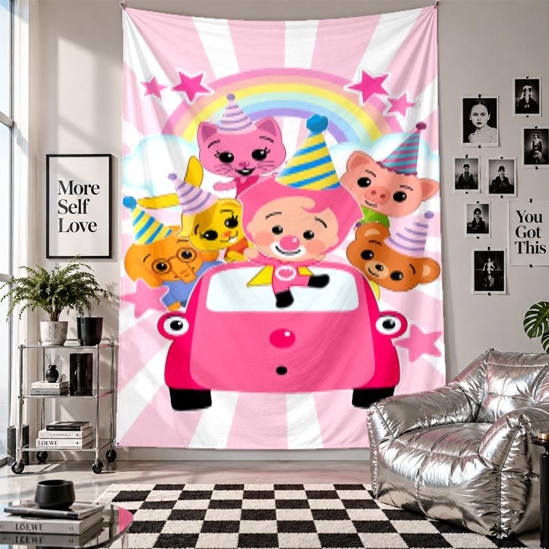 Wall TapestryEl Payaso Plim Plim Art Hanging Cloth Decorative Background Cover for Room Decoration