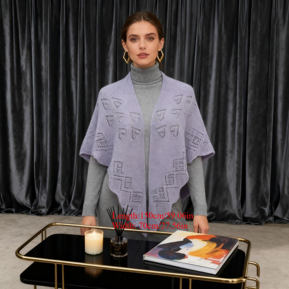 

1Pc Knitted Shawl Scarf Fashion Cheongsam With Small Shawl Knotted Knitted Skirt Scarf Women