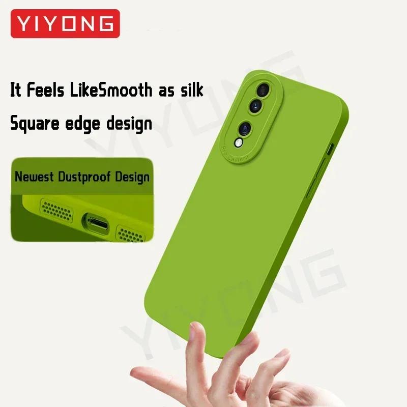 Pouzdro pro Honor 90 Měkký tekutý silikonový kryt Pro Huawei Honor 90 70 Pro 50 Honor50 Honor70 Honor90 Lite Pouzdra na telefon