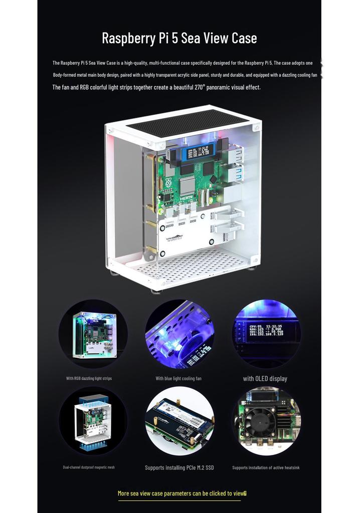 Płyta rozwojowa Raspberry Pi 5. generacji - Zestaw AI 4B z OpenClaw do programowania w Pythonie