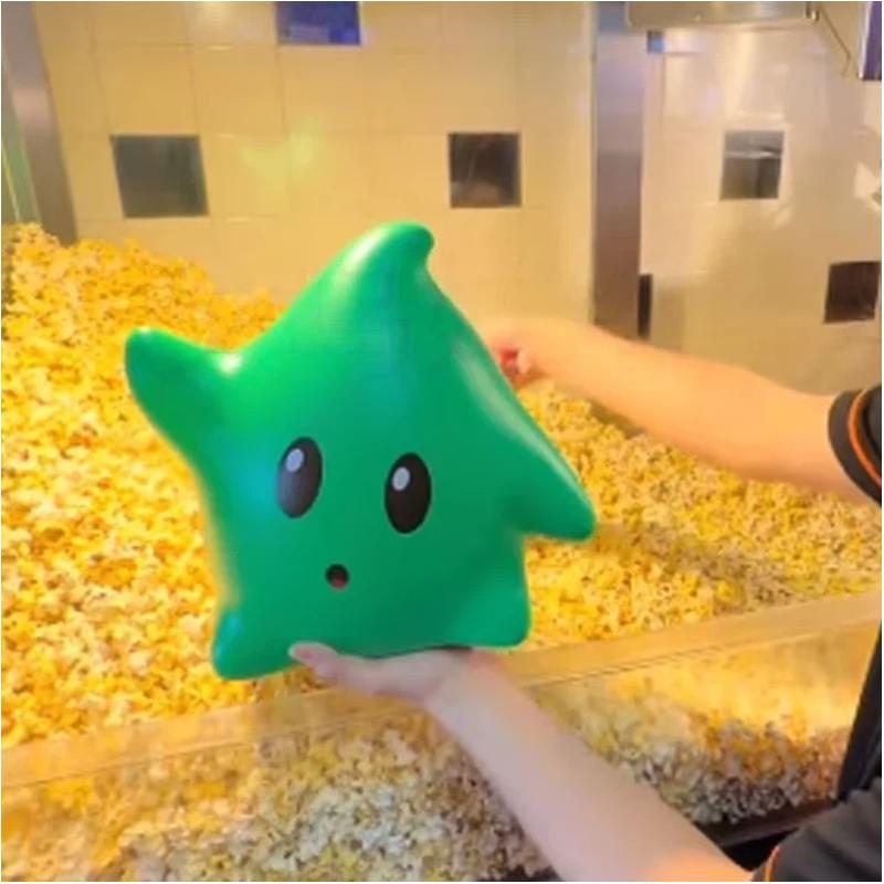 High Quality Version Popcorn Bucket Anime Figure Dinosaur And Star Model Storage Container Figure Candy Jar Collectible Toy Gift