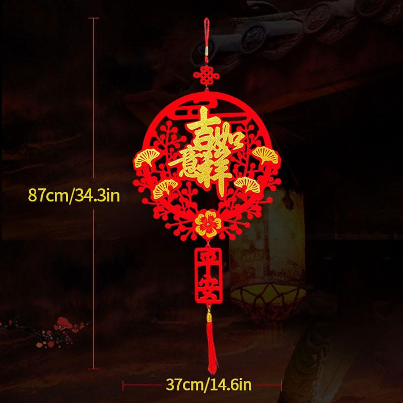 2025 New Year Decorations Tassel Pendant Spring Festival Hanging Ornaments Outdoor Home Decoration Lunar New Year Supplies
