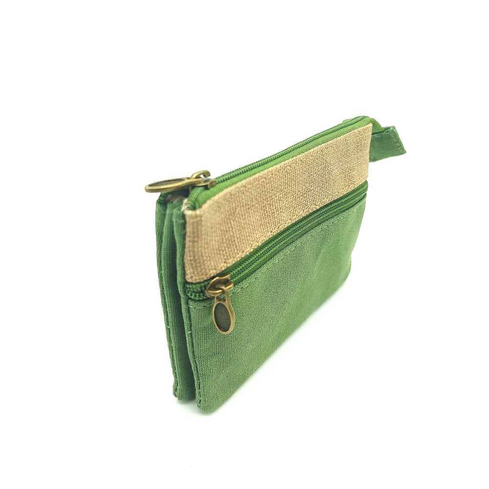 Kadın Kısa Cüzdan Pamuklu Bozuk Para Cüzdanı Kadın Kumaş Mini Para Kesesi Kart Çantası Bayanlar için Küçük El Çantası Kızlar