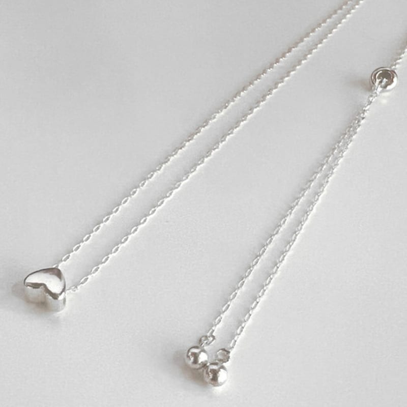 BOLDIERE Heart Drop Necklace