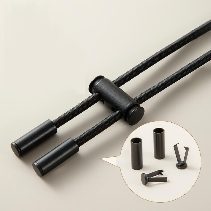 2M Strong Elastic Band Sweatpants Waist Drawstring Strap Threading Device ,Cord Lock Stopper DIY Sewing Band Accessories