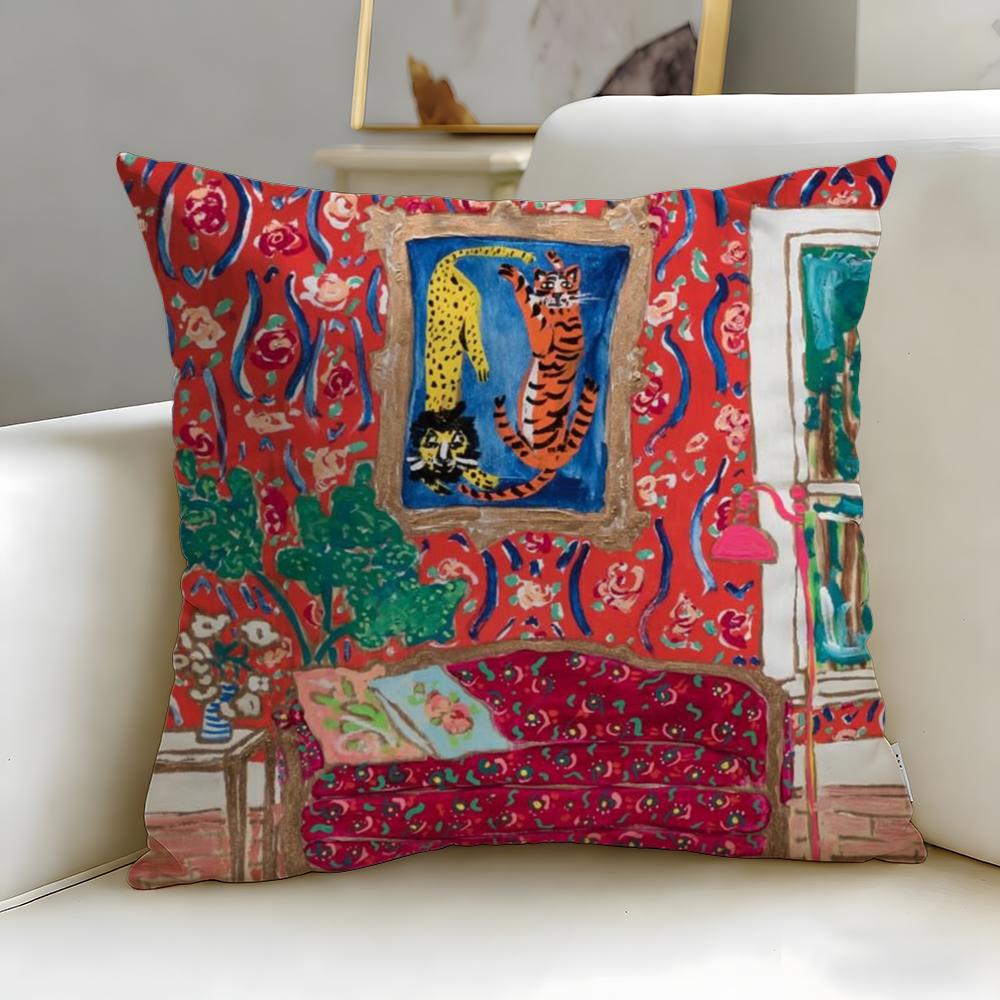 Classic Artist Henri Matisse Cushion Cover Soft & Easy-Wash Pillow Case – Versatile for Couch, Bed, Travel and Office