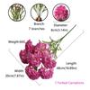Silk Cloth Artificial Carnation Bouquet Photography Props 7 Heads Simulated Carnation Mother's Day Gifts Wedding Fake Flower