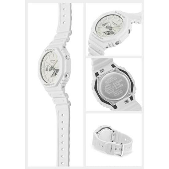 Casio Wristwatch G-Shock TONE-ONTONE Series GA-2100-7A7JF Mens White