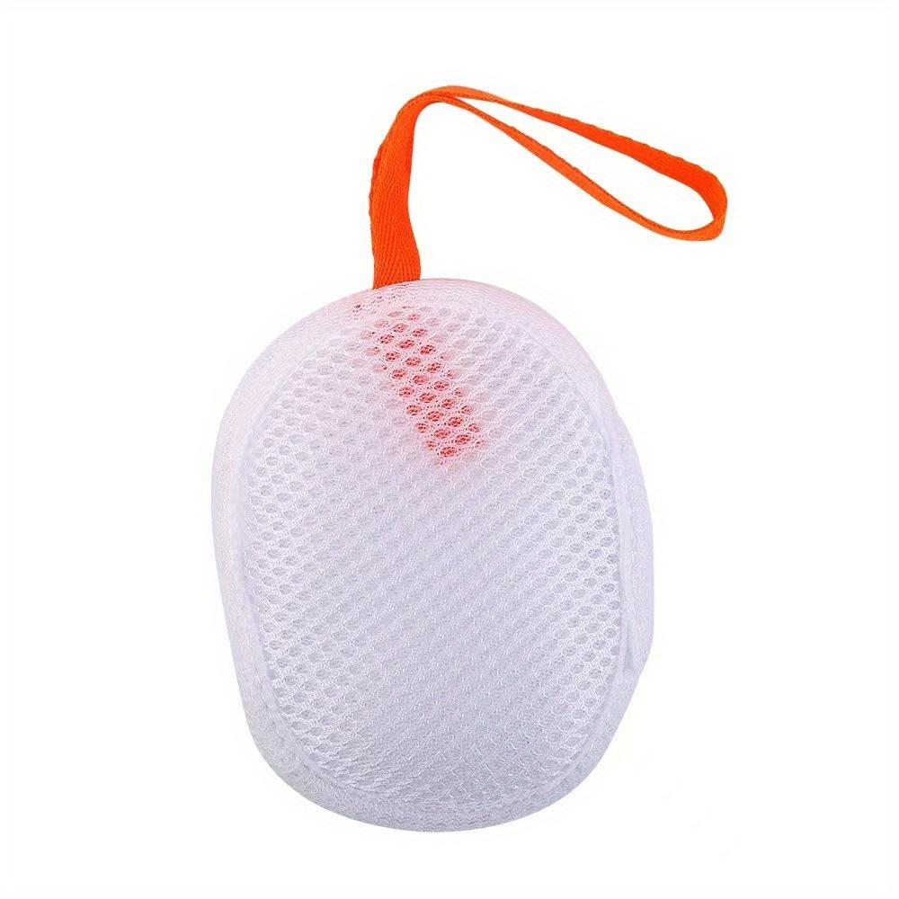 Soft Bathing Bag with Drawstring-Non-Slip Soap Net for Body Wash,Shower,Bathing,Travel-Durable Polyester Bathing Net for Adults