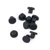 10Pcs Black Solid Rubber Hole Caps 3-12mm High Temperature Resistance Seal Hole Plugs
