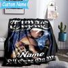 1PC Custom Name Hip Hop Throws Blanket Flannel Blankets for Couch Bed Gifts for Men Women Travel Picnic Christmas Fan Gifts