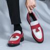 Fashion British Style Tassels Loafers Men's Low Heel Business Casual Shoes Large Size Comfortable Driving Shoes Versatile Oxford Shoes