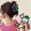 Cartoon Puppy Hair Clip Oil Painting Color Hair Gripper Creativity Hairpins Hair Accessories