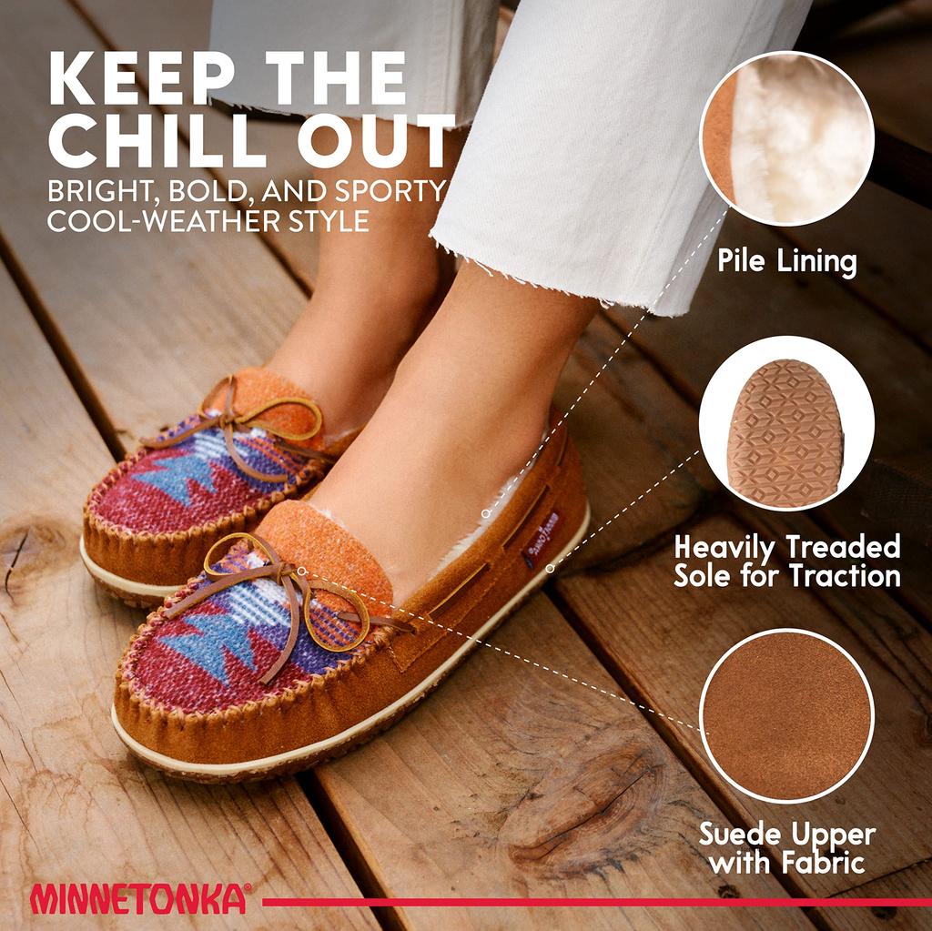 Minnetonka TILIA US 7 2E Women's Cinnamon, (24 cm),