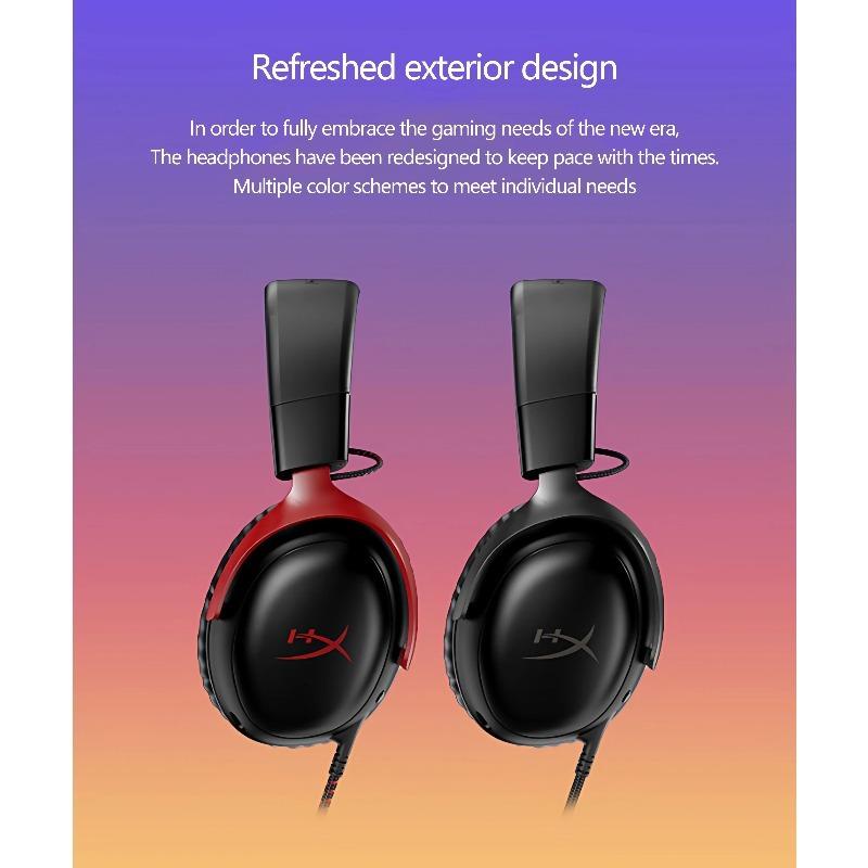 HyperX Cloud II Gaming Headset Hi-Fi 7.1 Surround Sound/Detachable Mic/USB Sound Card for PC PS Cloud 2 Wired Gaming Headphone