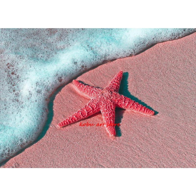 Pink Beach Ocean Landscape Canvas Painting Poster Prints Surf Coconut Tree Nordic Wall Art Picture for Living Room Home Decor