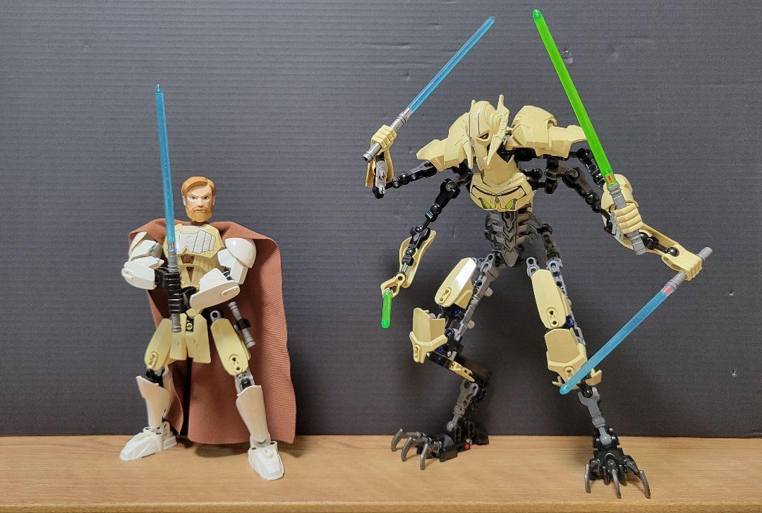 

[USED] Genuine LEGO Star Wars Obi-Wan Kenobi & General Grievous