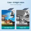 AIOOK WIFI 4G Solar CCTV Camera Outdoor HD 8MP 4K Home Wireless Connection Mobile Phone Dual Screen Viewing Color Night Vision AI Automatic Tracking