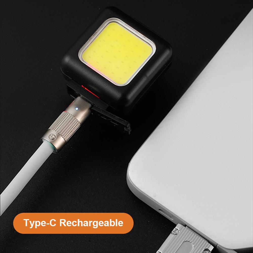 Conjunto de luzes de bicicleta LED 100mAh 130/80 Lumen Luzes de bicicleta dianteiras e traseiras IPX5 à prova d'água cauda de bicicleta