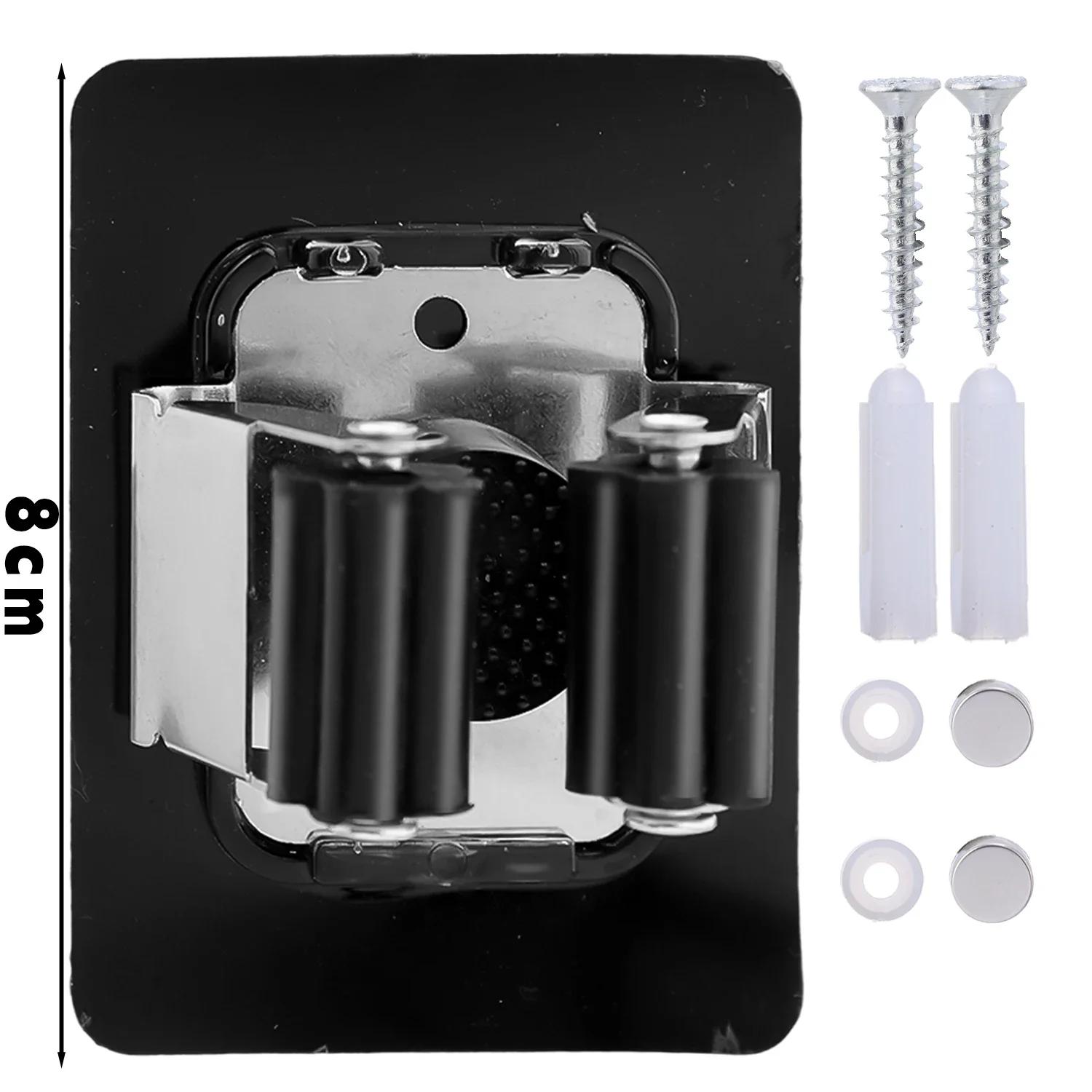 51PCS Wall Mounted Mop Holder Multi-Purpose Hooks Clip Brush Broom Hangers with Screws Mop Grippers Organizer Rack Storage Hook 1PC чёрный 2330₽