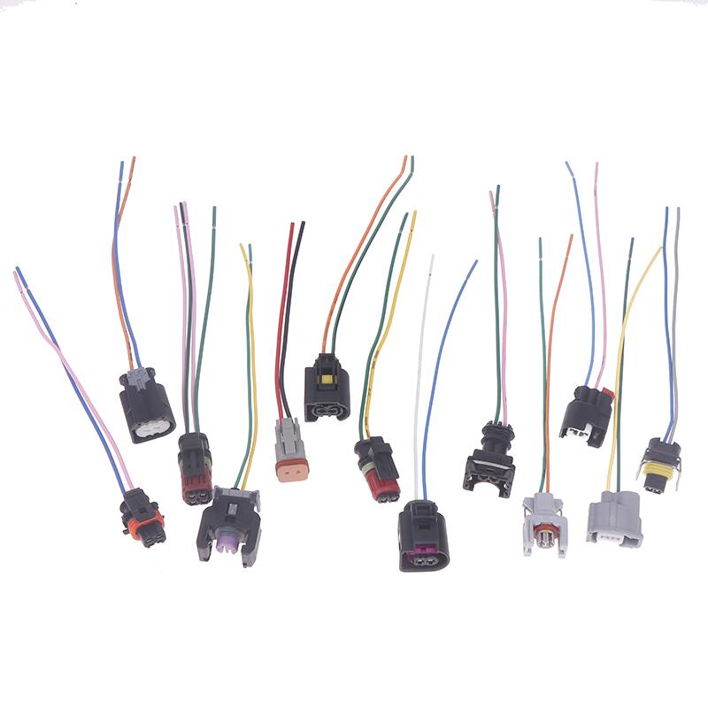 Conector de Inyector Para Denso Delphi Kit de Cables Inyector Common Rail Probador Conector de Accionamiento Mazo de Cables Inyector Impermeable