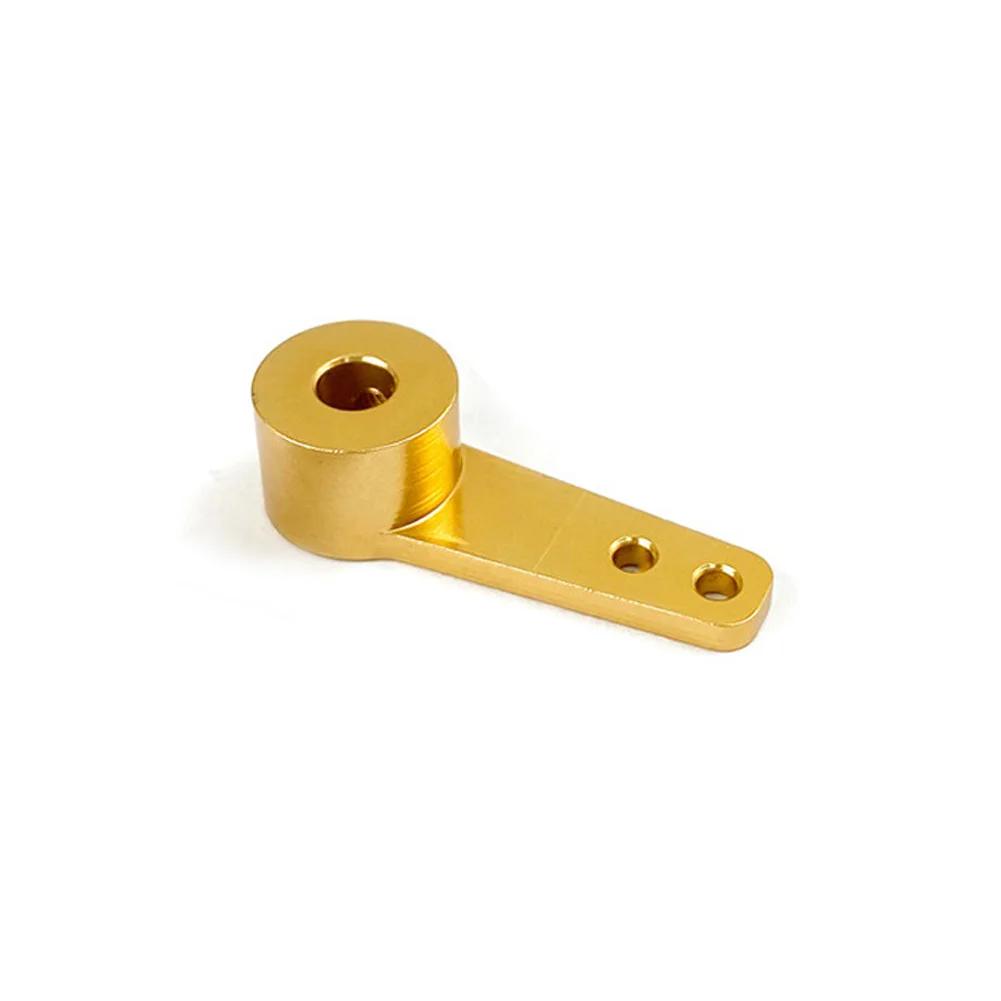 Single SteeringArm Tiller 1 Pc 3.1/4.1/5.1MM Aluminum Alloy Arms Boat Car For RC Model Gold Parts Screw Brand New