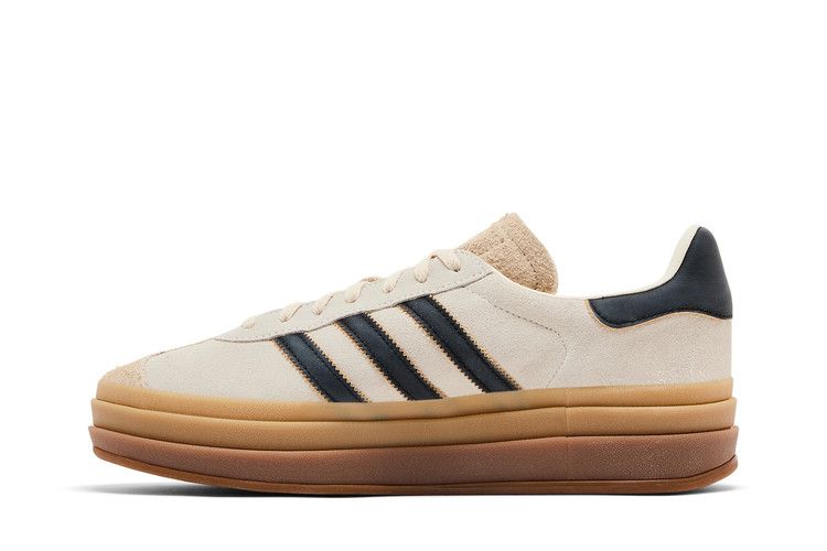 Women's Sneakers Adidas Gazelle Cream White Core Black Sand Strata (Women's)