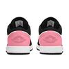 Jordan Air Jordan 1 Peach Pink Synthetic Leather Low Top Basketball Shoes Women's Black Pink 553560-092(Team932-)