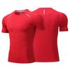 Men Thin Ice Silk Tops Running Short-sleeved Sports T-shirt Gym Fitness Muscle Training Sweatshirt Dry Fit Tight Tracksuits
