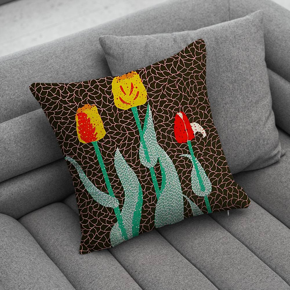 YYayoi Art KKusama Creative patterned pillowcases for interior decoration office living room home