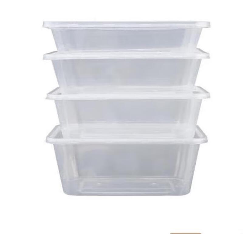 

ZLIII Disposable Transparent Takeaway Food Containers