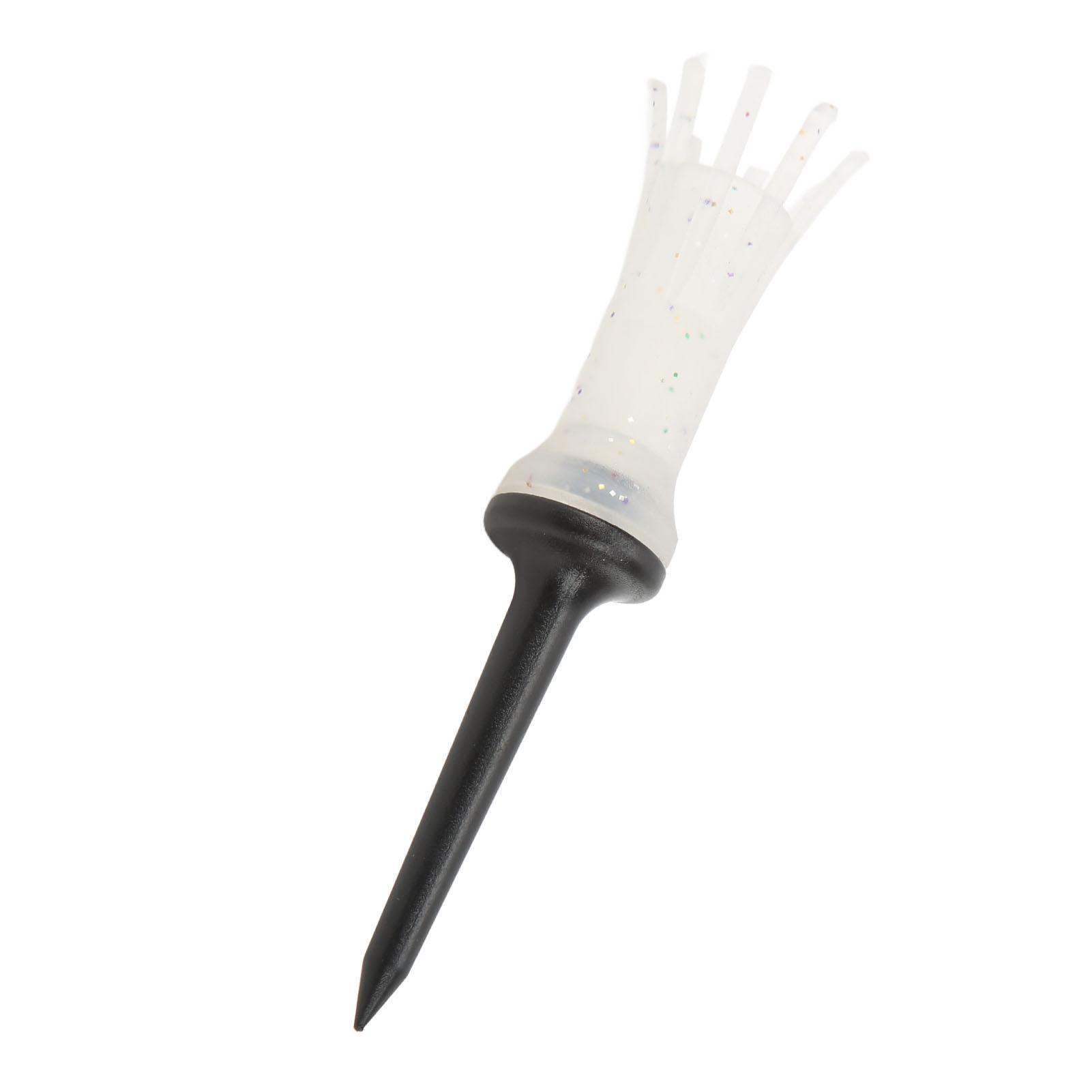

Golf Tees Soft Rubber Elastic 8 Claw Ball Nails Tools Low Resistance Plastic Golf TeesTransparent