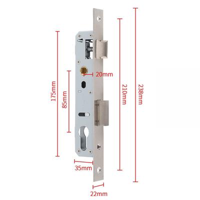 8520/8525/8530/8535 Aluminum Door Lock Universal Stainless Steel Exterior Door Lock Single & Multipoint Non Intelligent Lock