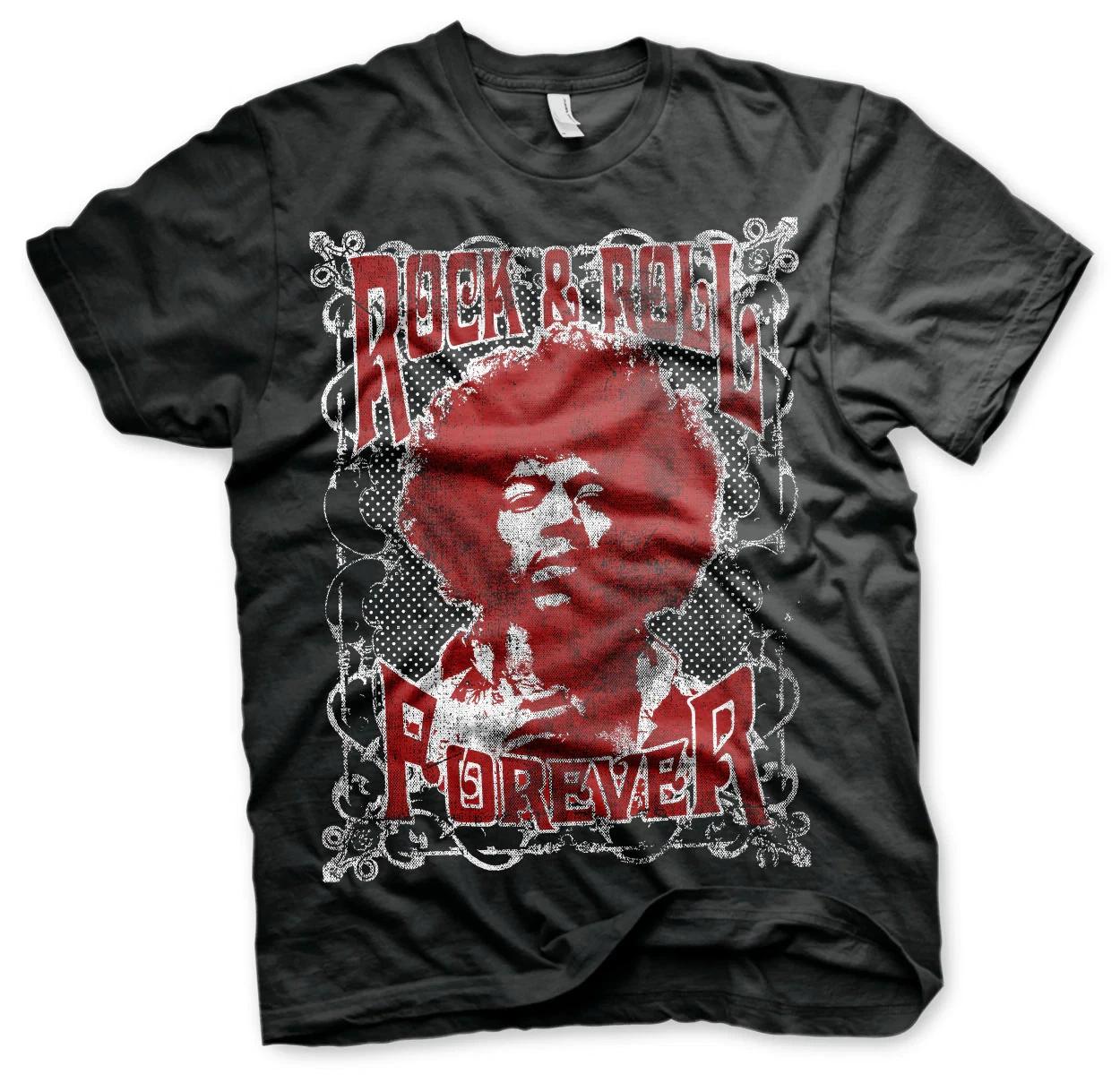 Jimi Hendrix Rock n Roll Forever Official Mens T-Shirt XL