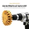 4 Inch Pneumatic Rubber Remover Wheel Car Decal and  Decal Removal Scraper Tools